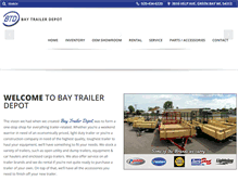 Tablet Screenshot of baytrailerdepot.com